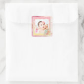 Aufkleber für Baby- oder Familienjunges Foto (Tasche)