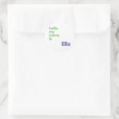 Aufkleber für Babydusche (Tasche)