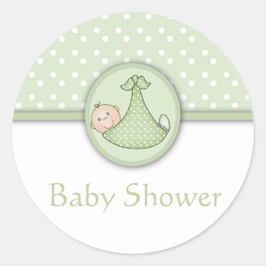 Aufkleber für Babyduschen (Vorderseite)