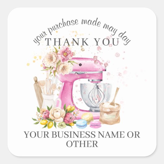 Aufkleber für Bäckereiverpackungen (Vorderseite)