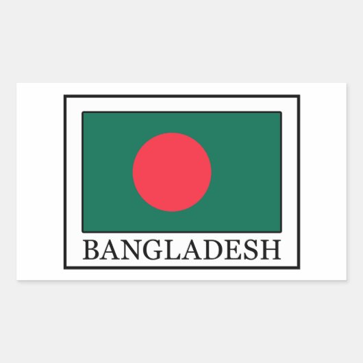 Aufkleber für Bangladesch (Vorderseite)