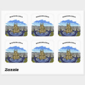 Aufkleber für Barcelona (Blatt)