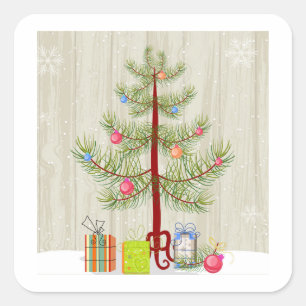 Aufkleber für Bäume und Geschenke