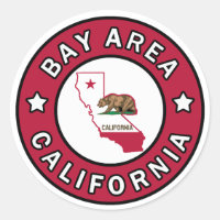 Aufkleber für Bay Area California
