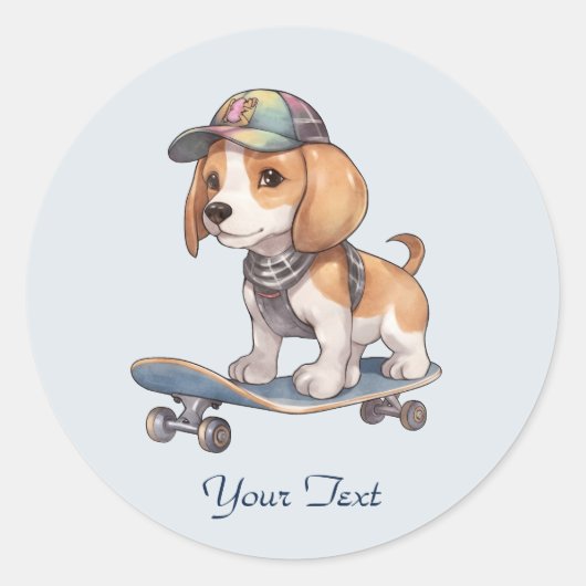 Aufkleber für Beagle (Vorderseite)