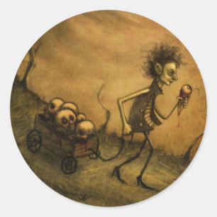 Aufkleber für beängstigende Geschichten