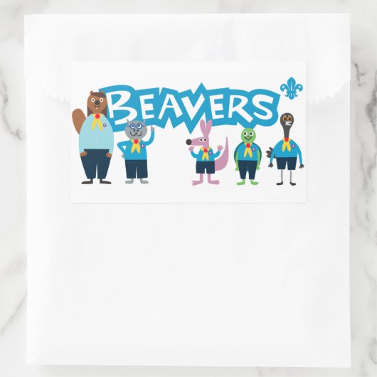 Aufkleber für Beaver Scouts (Tasche)