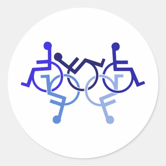 Aufkleber für Behinderung (Vorderseite)