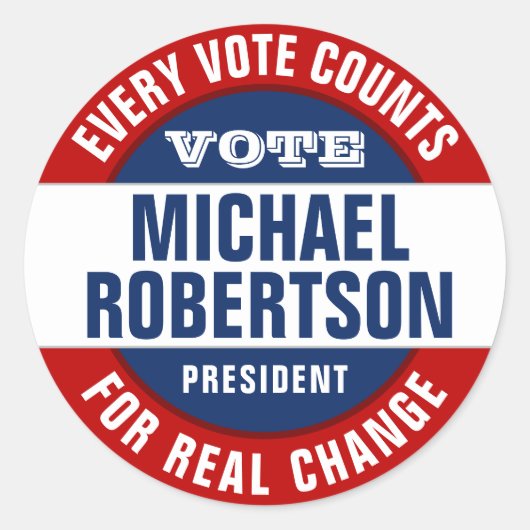 Aufkleber für benutzerdefinierte Abstimmungen (Vorderseite)