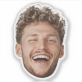 Aufkleber für benutzerdefinierte Gesichtshälfte - (Vorderseite)