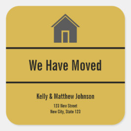 Aufkleber für benutzerdefinierte Gold- und Schwarz