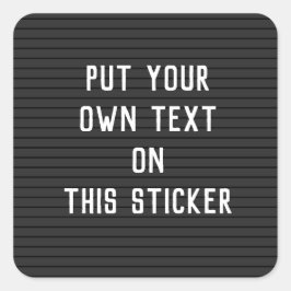 Aufkleber für benutzerdefinierte Letterboards