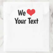 Aufkleber für benutzerdefinierte Lieben (Tasche)