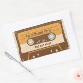 Aufkleber für benutzerdefinierte Message-Kassetten (Umschlag)