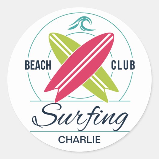 Aufkleber für benutzerdefinierte Namen (Vorderseite)