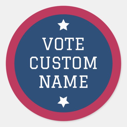 Aufkleber für benutzerdefinierte Namen von Kandida (Vorderseite)