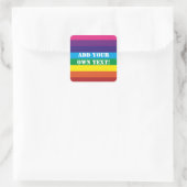 Aufkleber für benutzerdefinierte Rainbow-Streifen (Tasche)