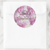 Aufkleber für benutzerdefinierte Textfloralfarben (Tasche)