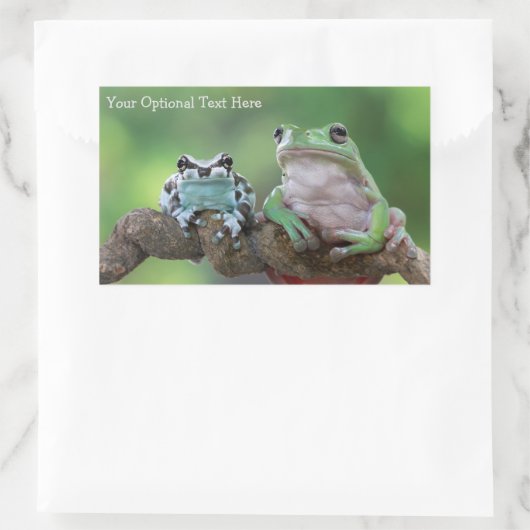 Aufkleber für benutzerdefinierte Textfroster (Tasche)