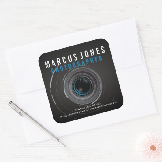 Aufkleber für berufliche Fotografen (Umschlag)