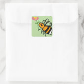Aufkleber für Bienen und Blume 20 pro Blatt (Tasche)
