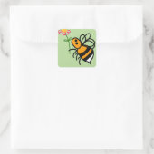 Aufkleber für Bienen und Blume 20 pro Blatt (Tasche)