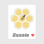 Aufkleber für Bienen und Honigwaben (Blatt)