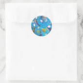 Aufkleber für Blaue Cupcakes (Tasche)