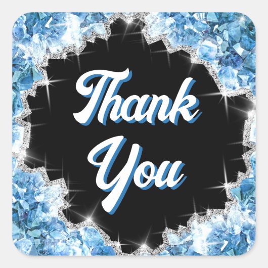 Aufkleber für Blaukristalle (Vorderseite)