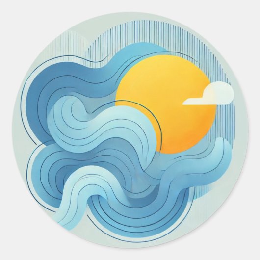 Aufkleber für Blue Sun (Vorderseite)