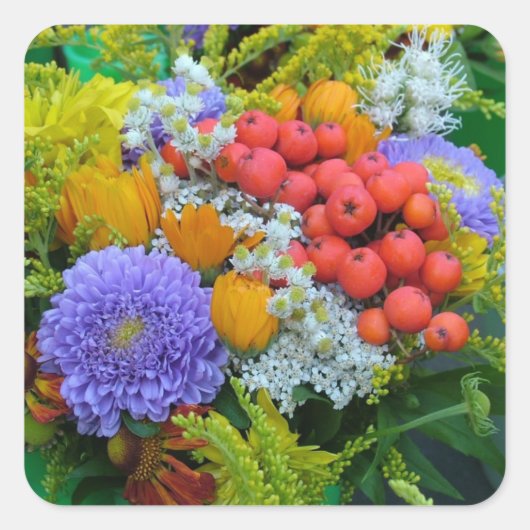 Aufkleber für Blume (Vorderseite)