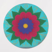 Aufkleber für Blume (Design 1)