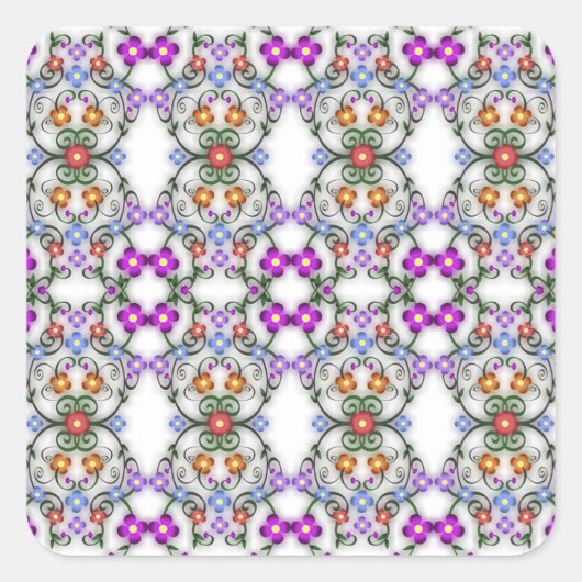 Aufkleber für Blume (Vorderseite)