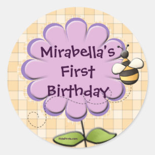 Aufkleber für Blume