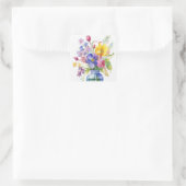 Aufkleber für Blume (Tasche)