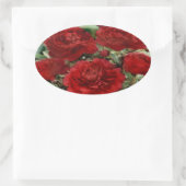 Aufkleber für Blume der roten Narben (Tasche)