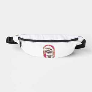 Aufkleber für Blume der unglaublich witzig Bichon- Bauchtasche