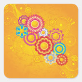 Aufkleber für Blume geblüht (Vorderseite)