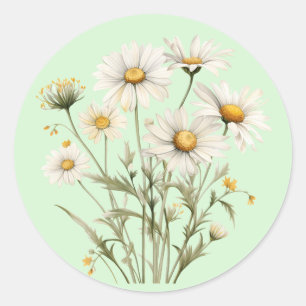 Aufkleber für Blume im Springtime