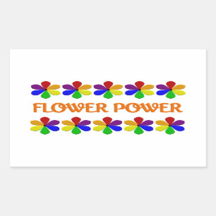 Aufkleber für Blume Power
