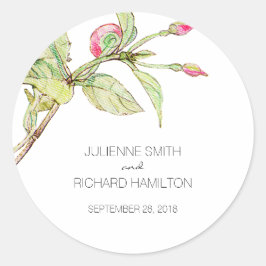 Aufkleber für Bohemische Gastgeschenk Hochzeit