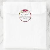 Aufkleber für Bohemische Rücksendeadressen (Tasche)