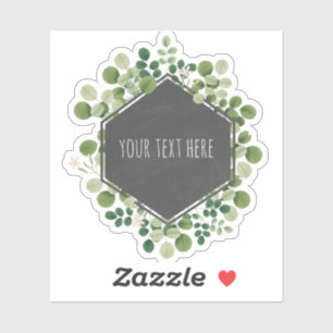 Aufkleber für Botanische Grünpflanzen