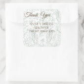 Aufkleber für botanisches Brautparty (Tasche)