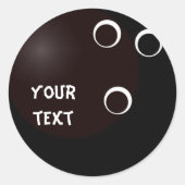 Aufkleber für Bowling (Vorderseite)