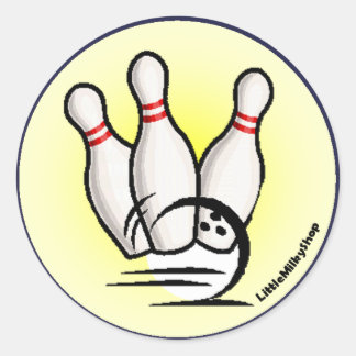 Aufkleber für Bowling-Buttone