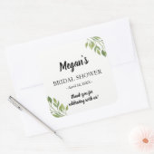 Aufkleber für Brautparty | Vielen Dank (Umschlag)