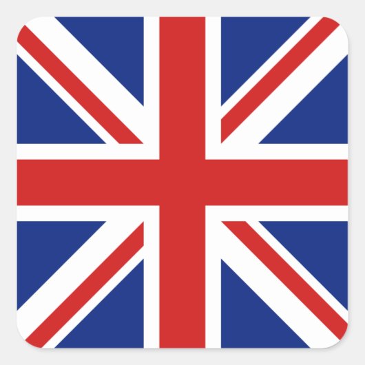 Aufkleber für britische Flagge (Vorderseite)