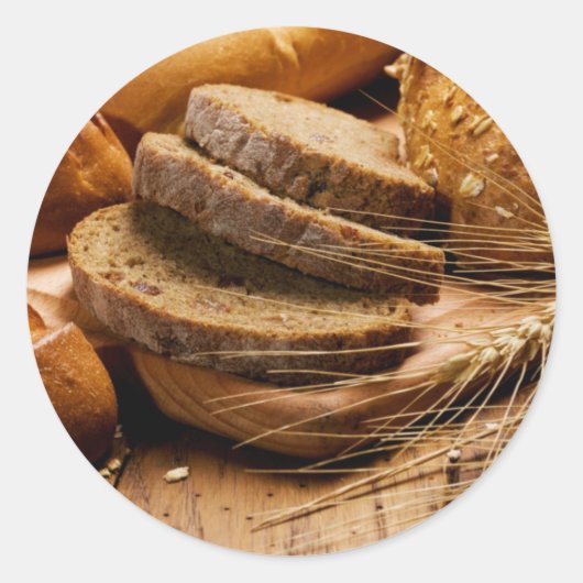 Aufkleber für Brot und Weizen (Vorderseite)