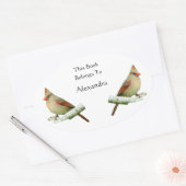 Aufkleber für Buchzeichen aus dem nördlichen Kardi (Umschlag)